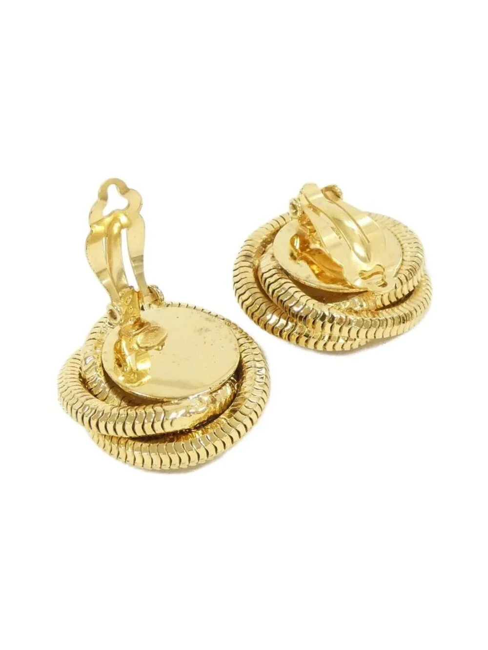 Chanel Vintage Earrings Gold